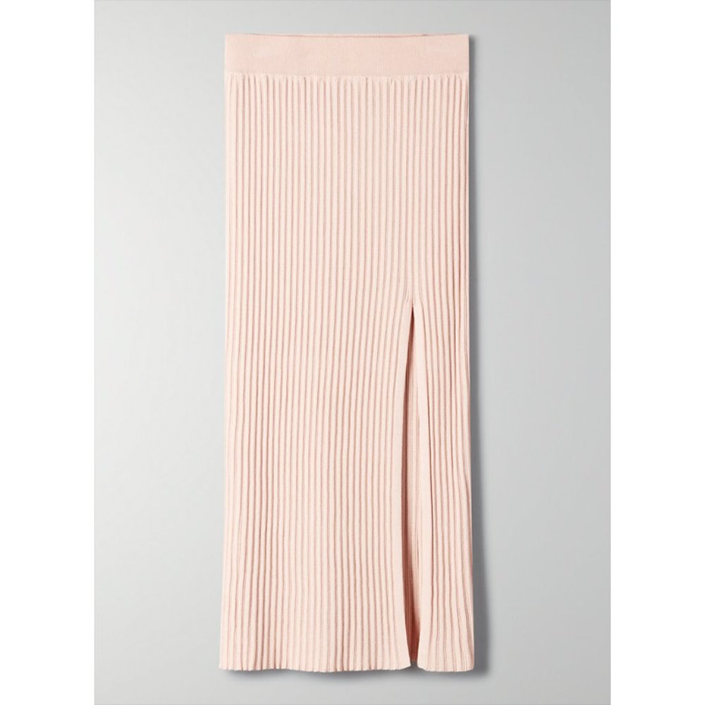 Aritzia Wilfred Knit Slit Skirt